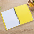 PP Material Cover Spiral Bound Notebook Customized Design Promotional Gifts