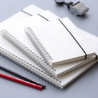 OEM Recycled Paper Spiral Bound Book Printing Removable White PP Spiral Notebook