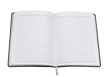 Silver Hardbound Notebook Journal , Leather Bound Notebook A5 Hot Stamping