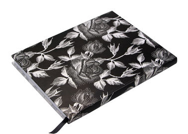Hard Back Personalised A5 Notepads Pages Ruled Black Custom Printing