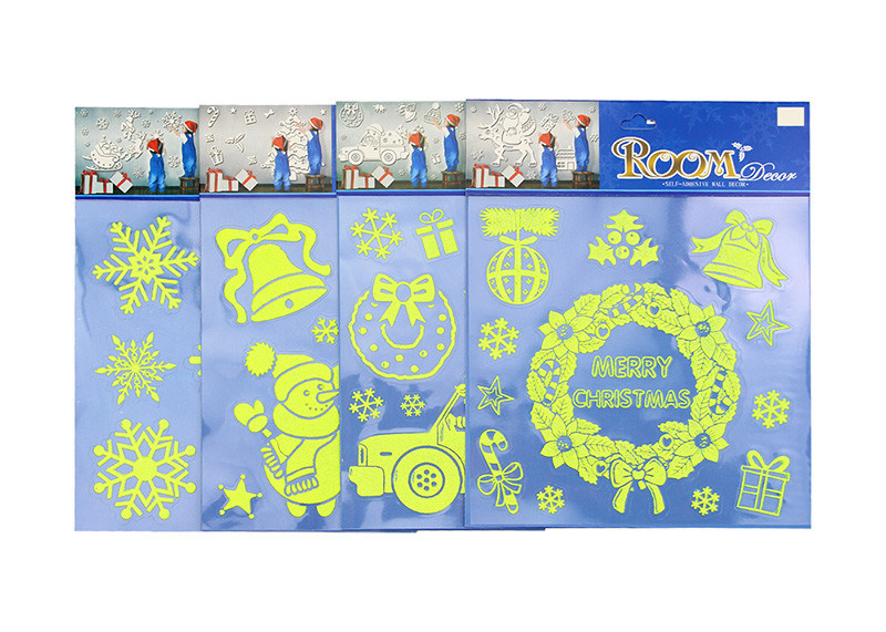 Luminous Fluorescent Waterproof Stickers For Kids Green Glow In The Dark